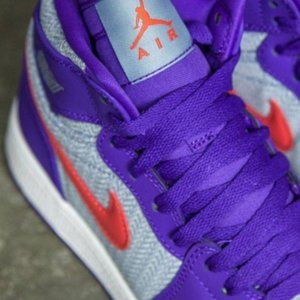 Air jordan 1 retro pink grey purple